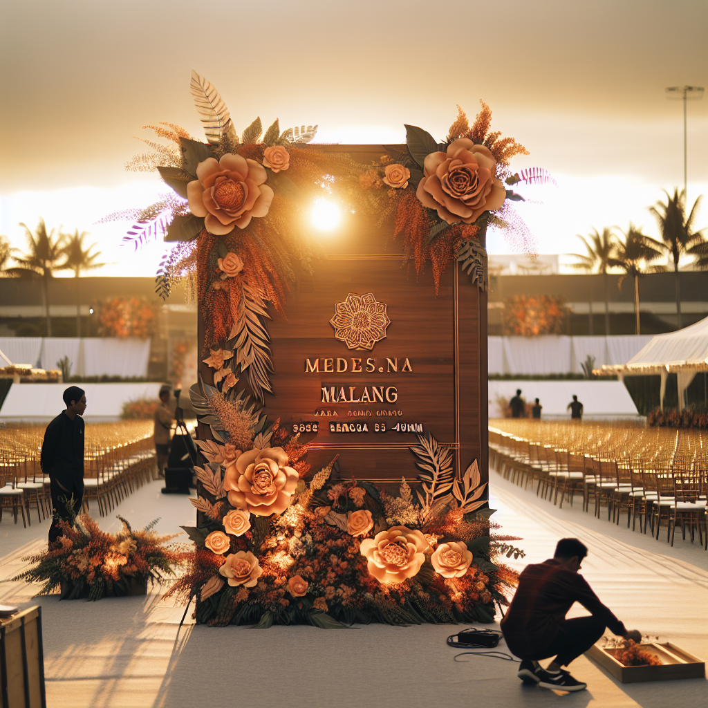 Jual Papan Bunga Malang