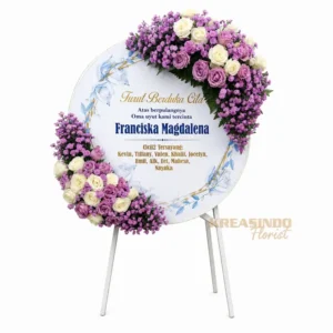 Standing Flower Krans 001