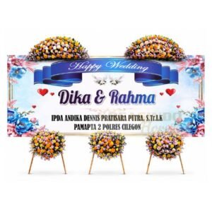 Karangan Bunga Wedding 021