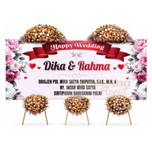 Karangan Bunga Wedding 022