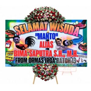 Papan Bunga Selamat Sukses 038