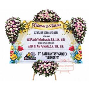 Papan Bunga Selamat Sukses 045